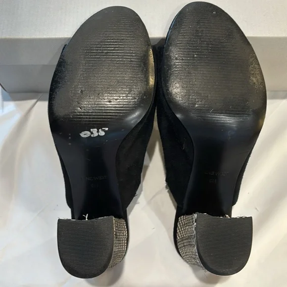 Nine West NW7 Blocky Suede Mules - Picture 9 of 10